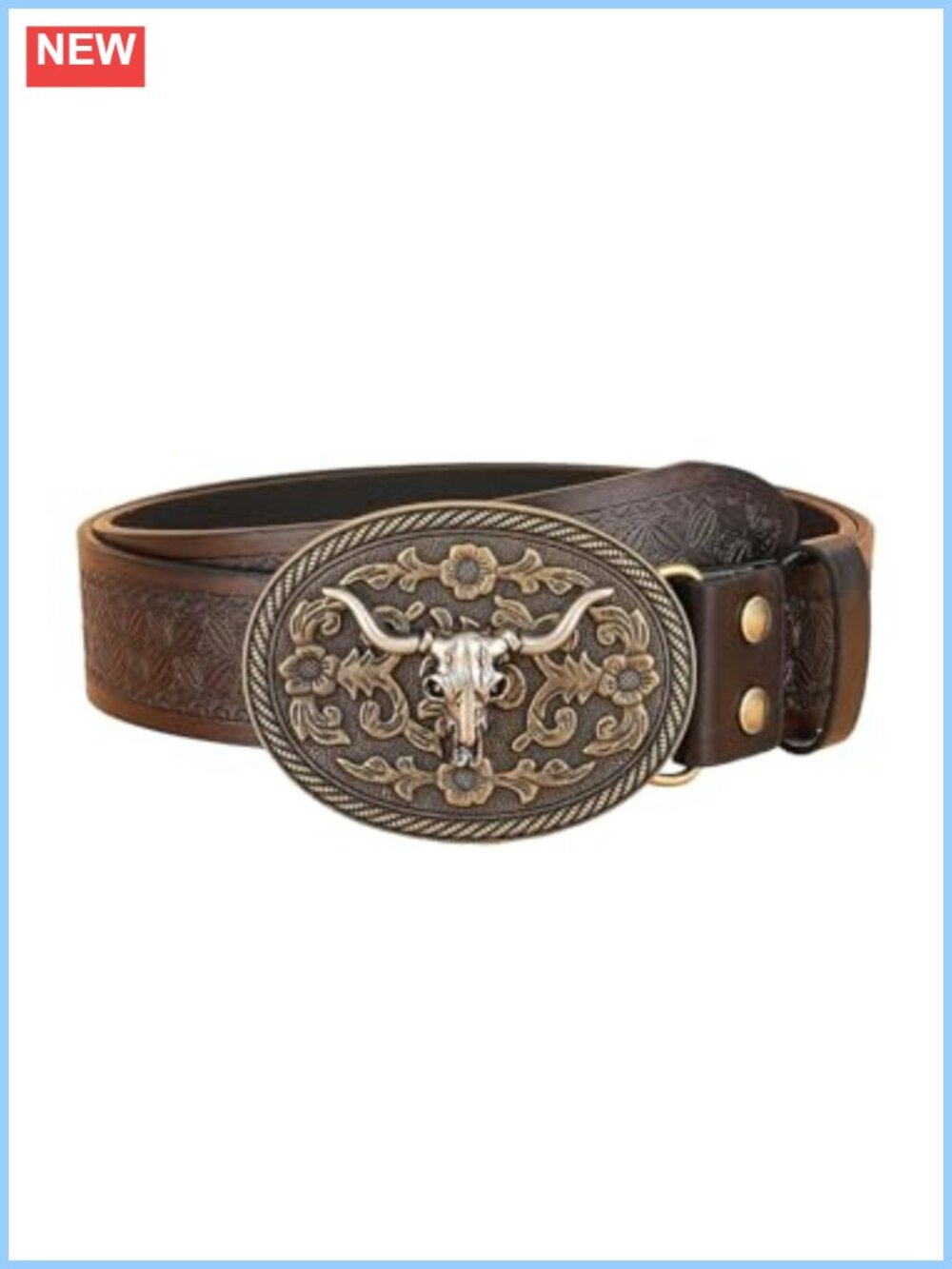 Western Cowgirl Belt Faux Leather Metal Buckle Country Concert Outfit